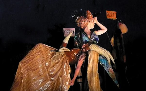 Cinzia Fossati | costumes | Rheingold | die Stelzer | Stiltwalkers
